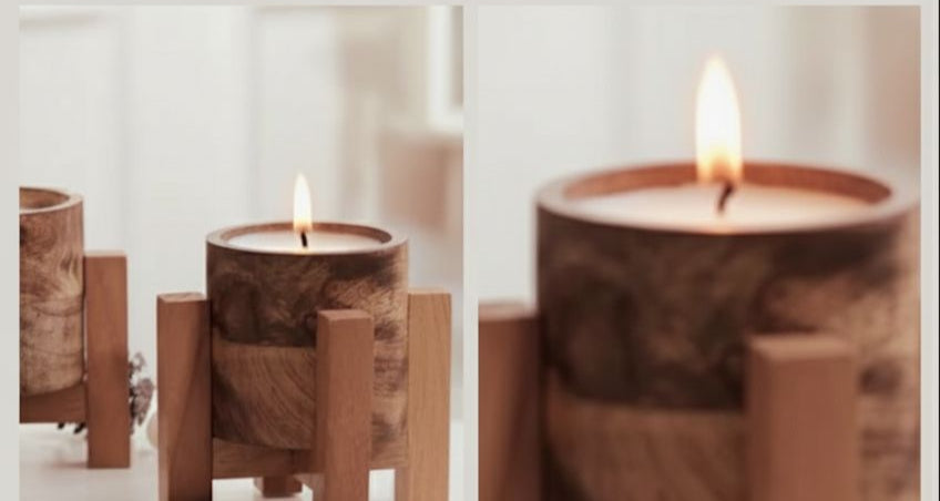 DIWALI CANDLES- WOODEN