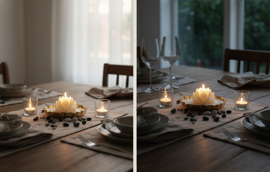 DIWALI CANDLES- LOTUS