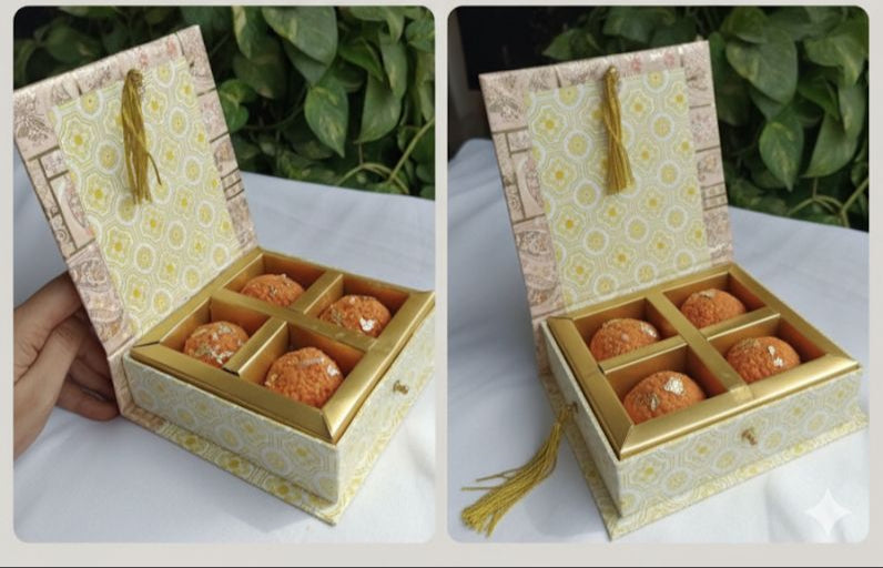 DIWALI CANDLES- LADDOO BOX