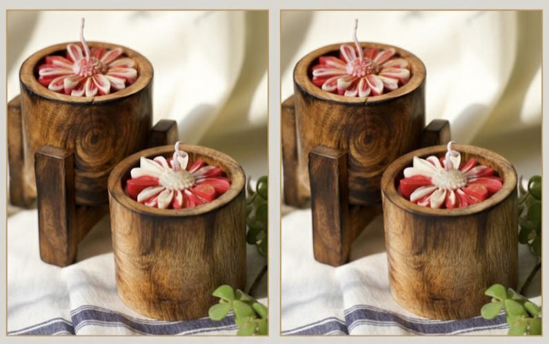 DIWALI CANDLES- FLOWER