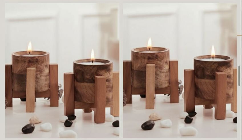 DIWALI CANDLES- WOODEN