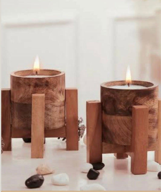 DIWALI CANDLES- WOODEN