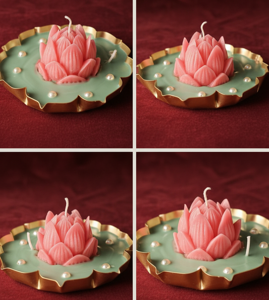 DIWALI CANDLES- LOTUS